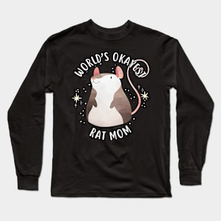 World's Okayest Rat Mom Long Sleeve T-Shirt